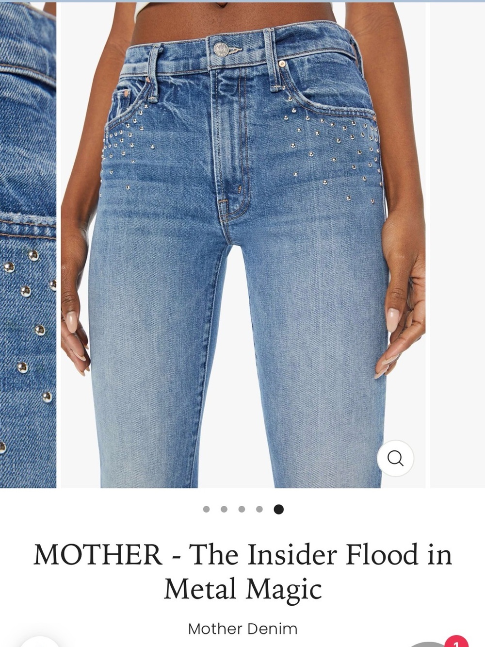 MOTHER Superior Denim the Insider Flood “Metal Magic”
